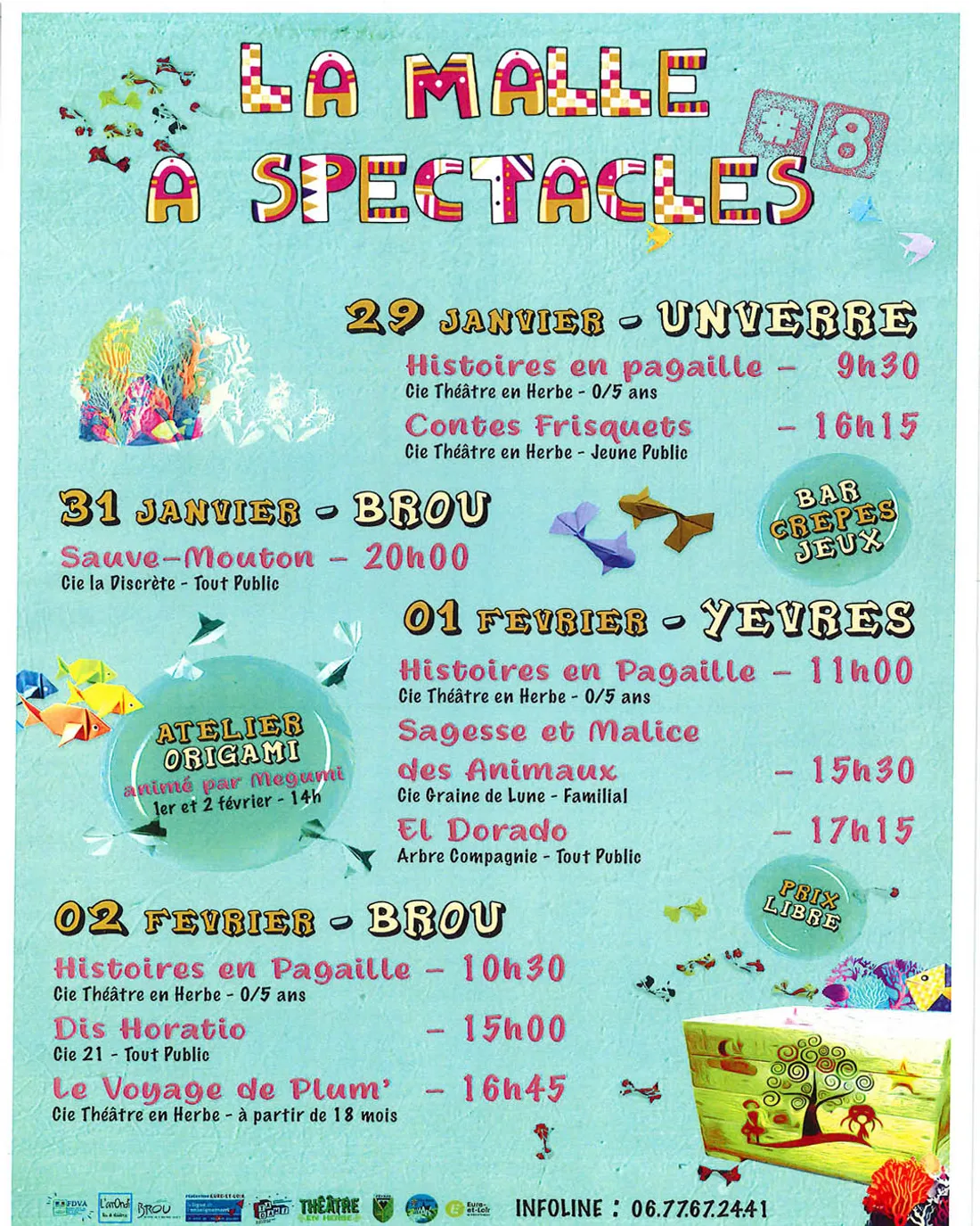 AFFICHE La Malle à Spectacles