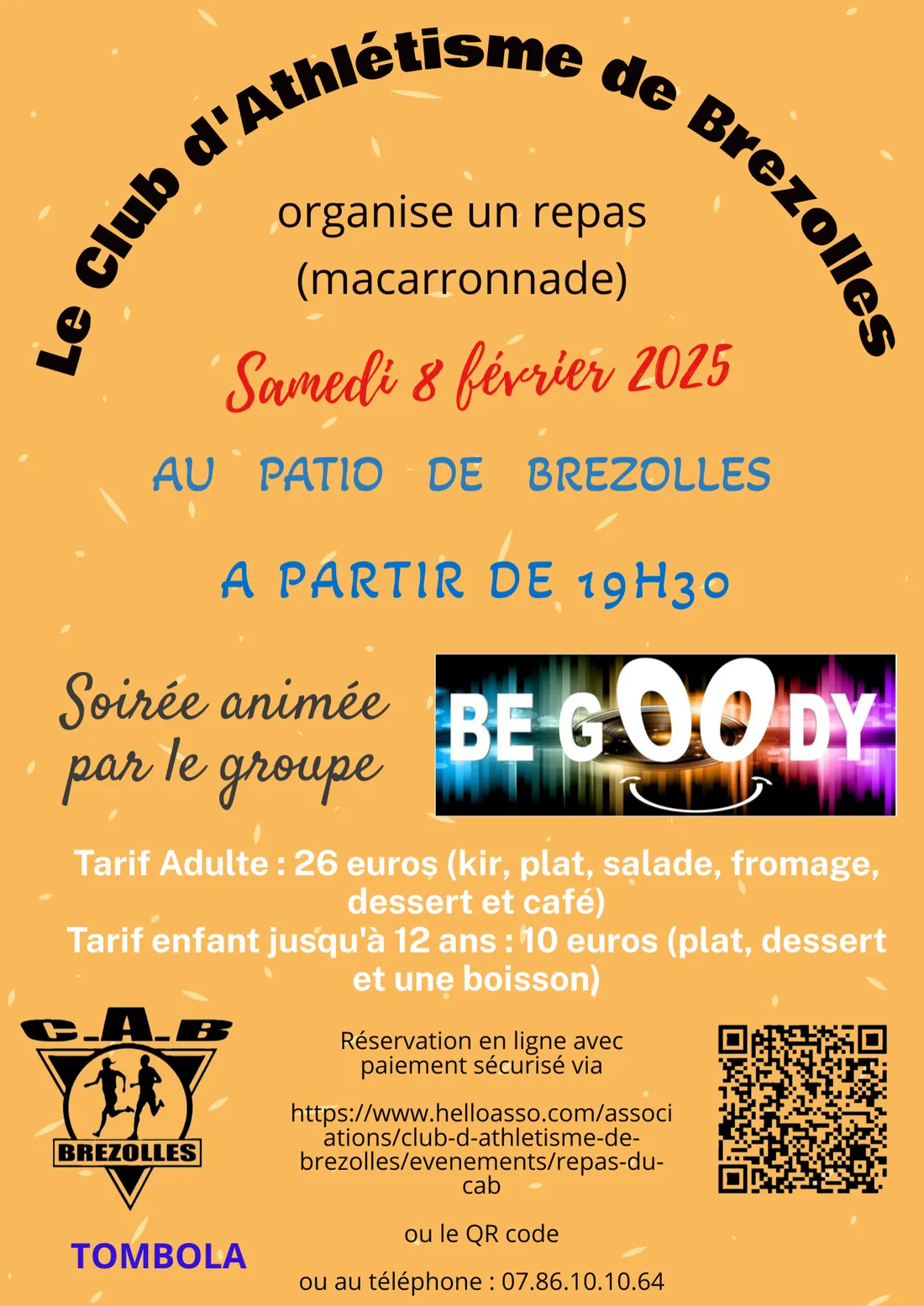 BREZOLLES - Repas du club d'athlétisme