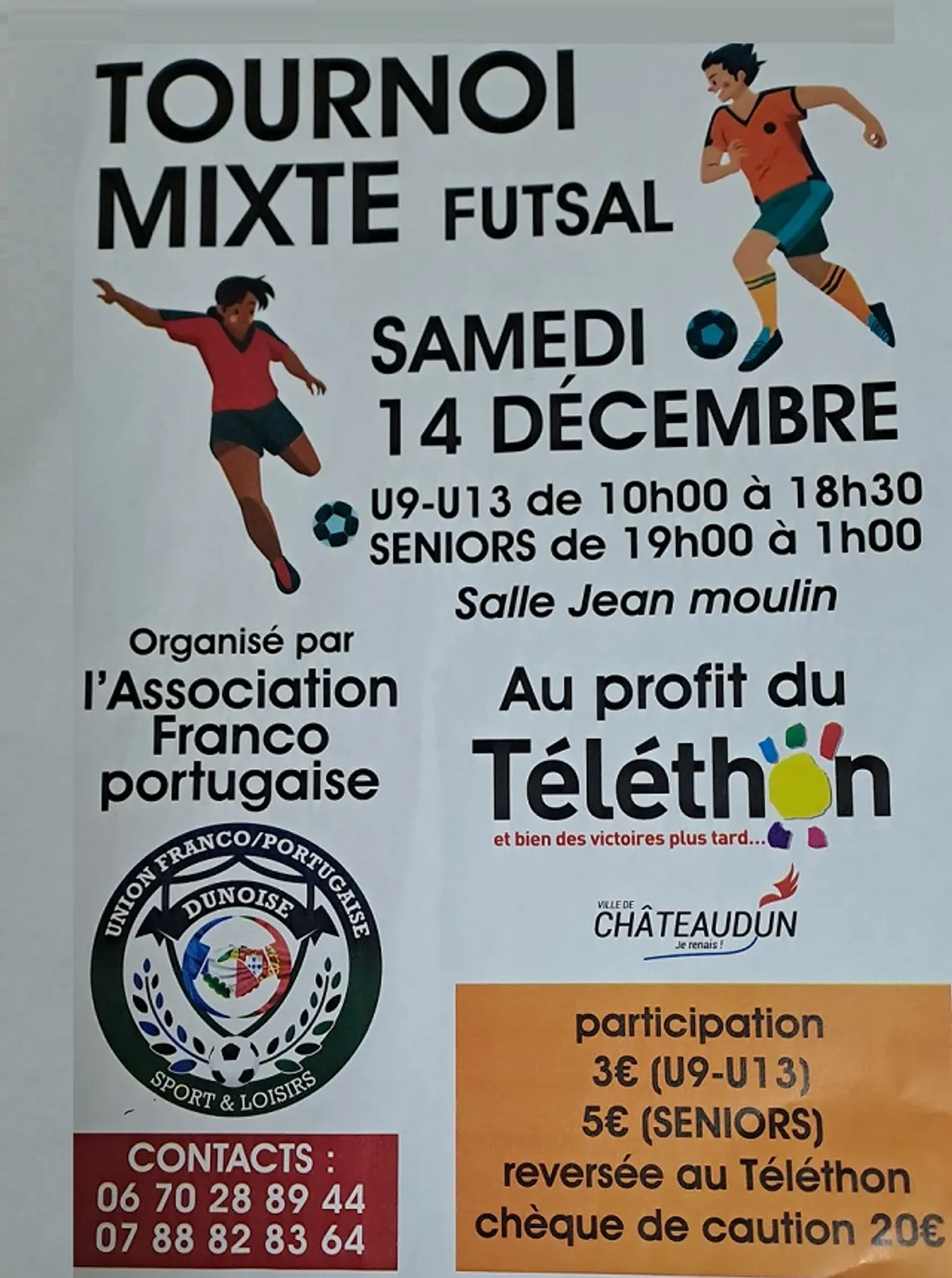 CHÂTEAUDUN - Tournoi mixte futsal