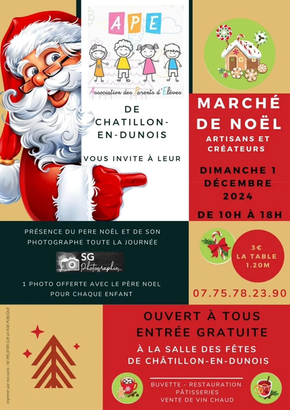 CHÂTILLON-EN-DUNOIS - Marché de Noël
