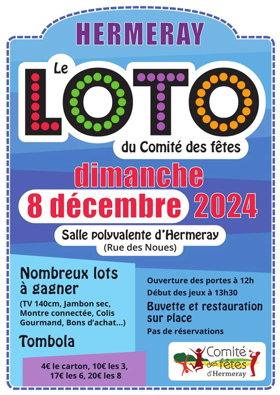 HERMERAY (78) - Loto du comité des fêtes
