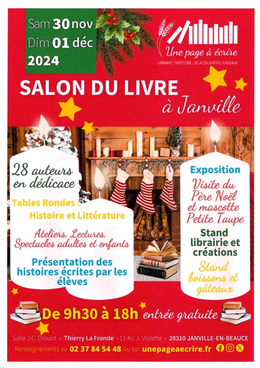 JANVILLE - Salon du livre