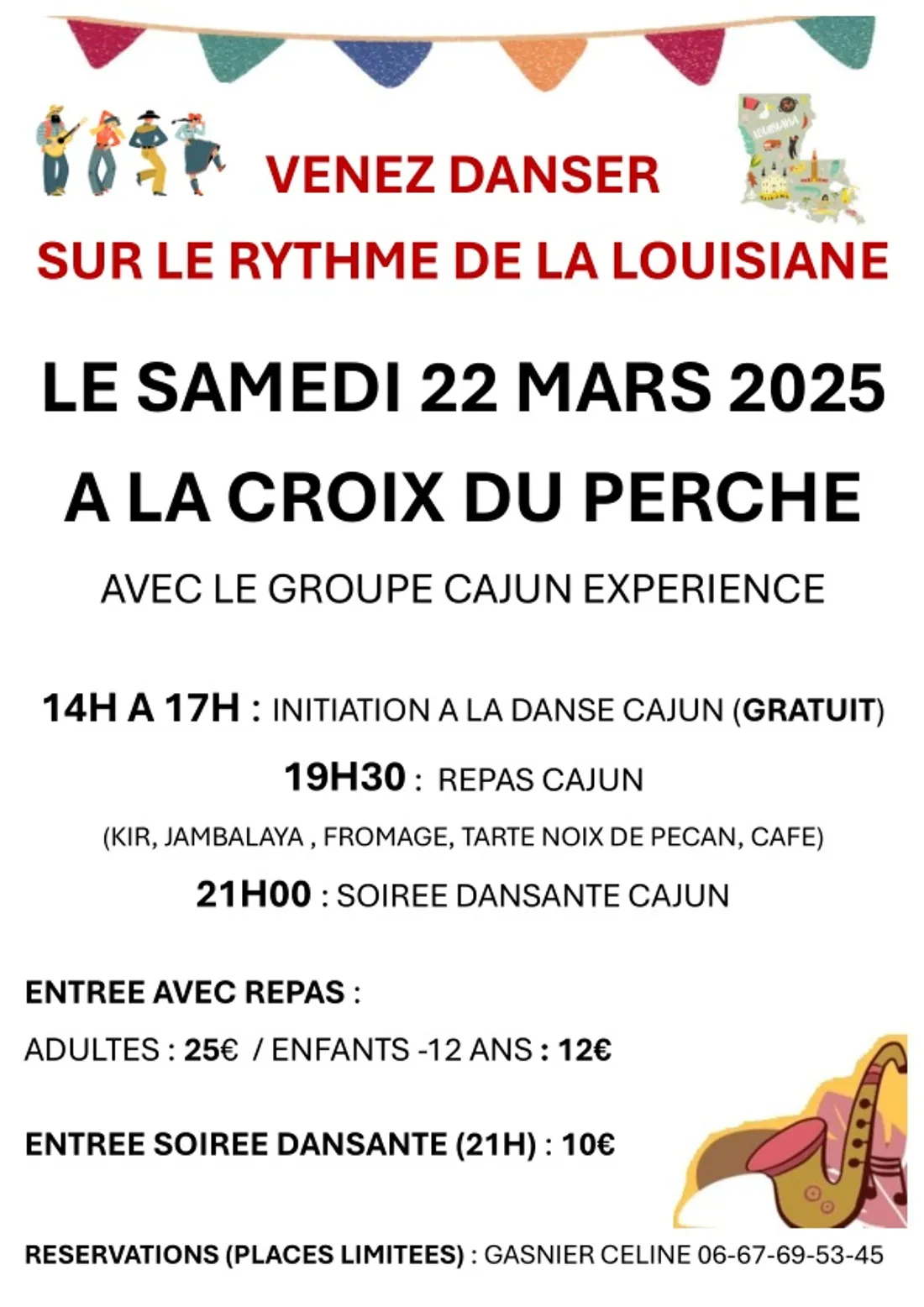 LA CROIX-DU-PERCHE - Venez danser sur le rythme de la Louisiane