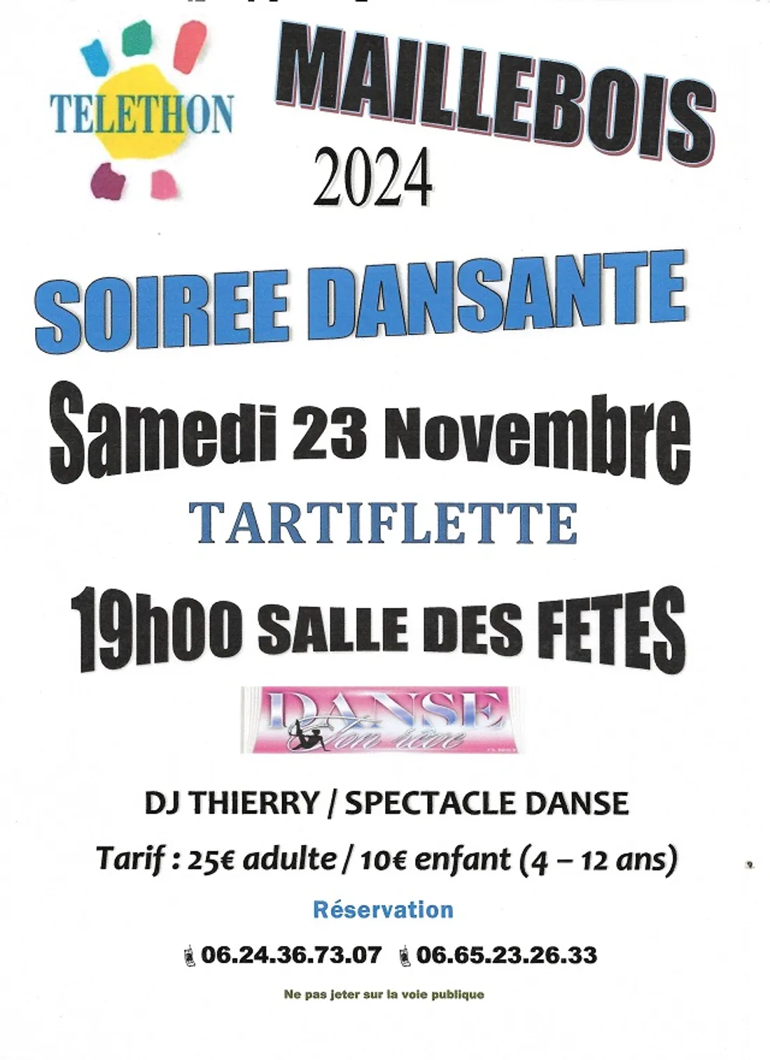 MAILLEBOIS - Soirée Tartiflette dansante