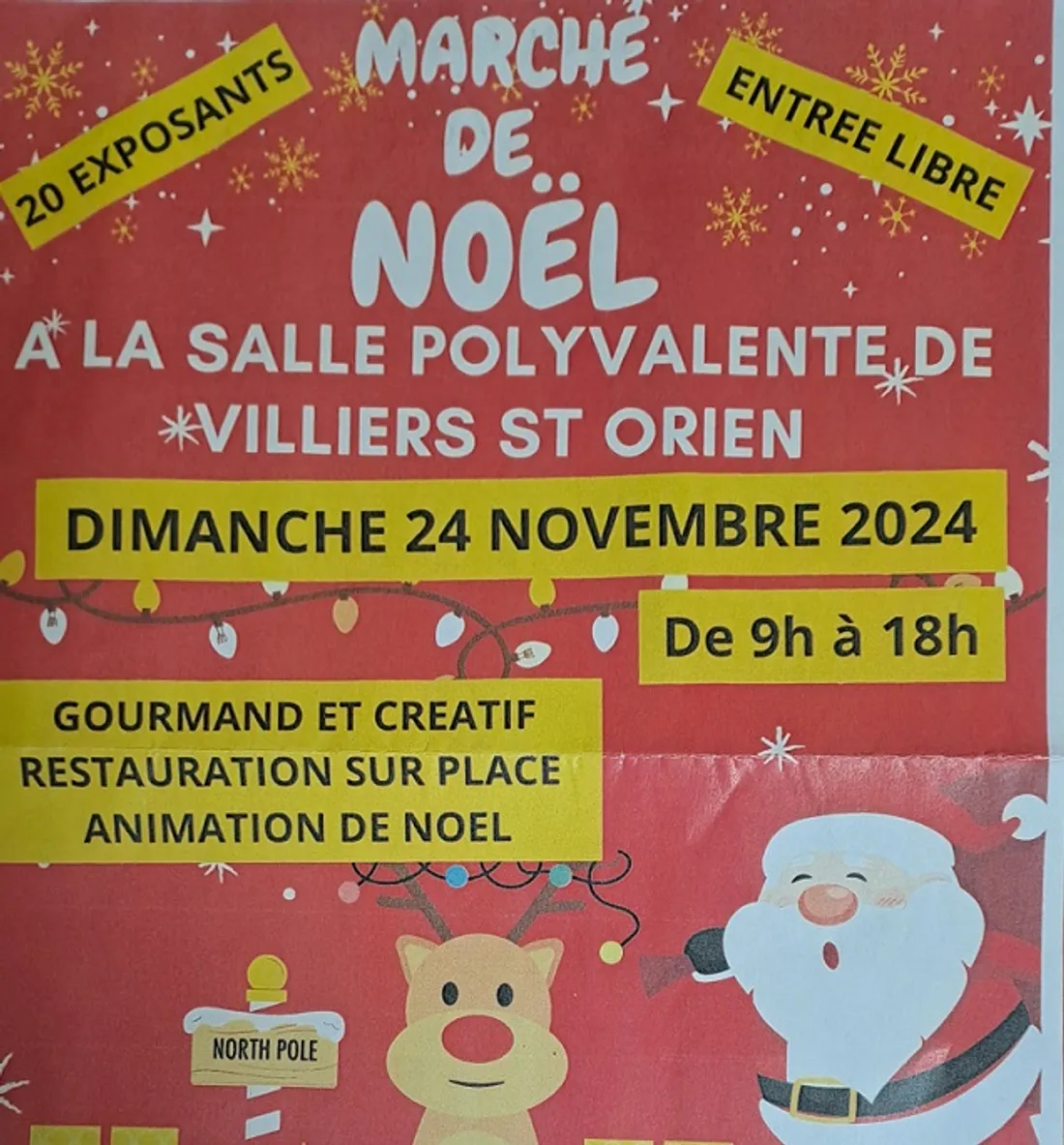 VILLIERS-SAINT-ORIEN - Marché de Noël