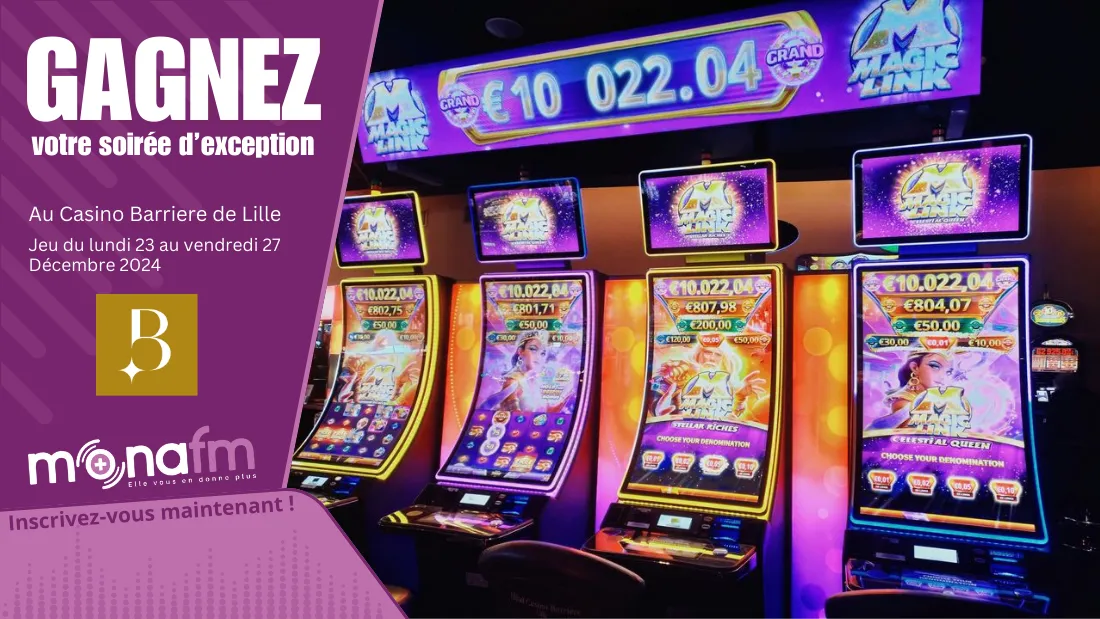 Gagnez une soirée d'exception au Casino Barrière Lille
