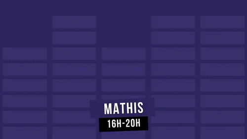 16/20 avec Mathis