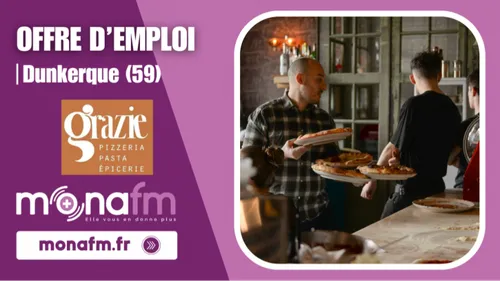 Grazie La Pizzeria à Dunkerque recrute un/e serveur/se de...