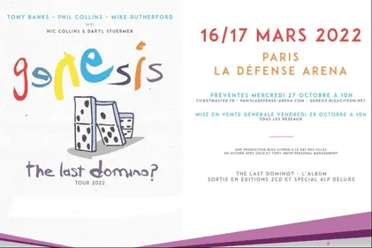 Genesis : Gagnez 2 places en carré or pour leur concert à...