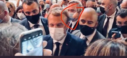 Emmanuel Macron victime d'un jet d'oeuf à Lyon VIDEO