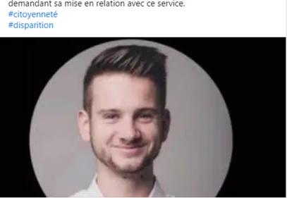 Appel à témoins, un étudiant lillois a disparu pendant son week-end...