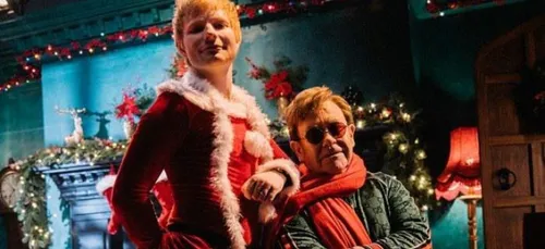Ed Sheeran et Elton John dévoile un teaser de leur chanson de Noël...