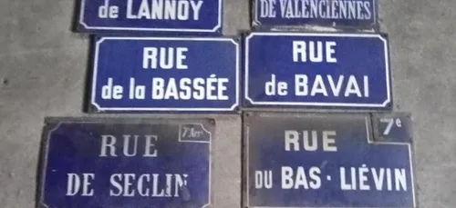 4600 anciennes plaques de rue de Lille mises aux enchères !