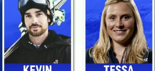 Voici les porte drapeaux français, pour les JO d'hiver