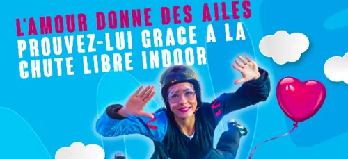 Gagnez votre vol en chute libre indoor avec WEEMBI pour la St Valentin