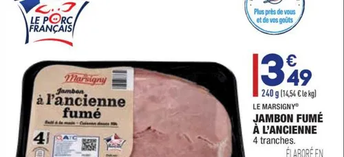 Aldi rappelle du jambon vendu dans les Hauts-de-France