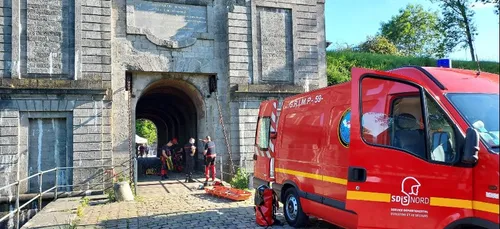 Intervention impressionnante des pompiers hier dans le Nord