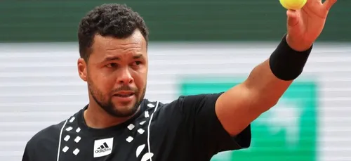 Les larmes de Jo Wilfried Tsonga hier à Roland Garros