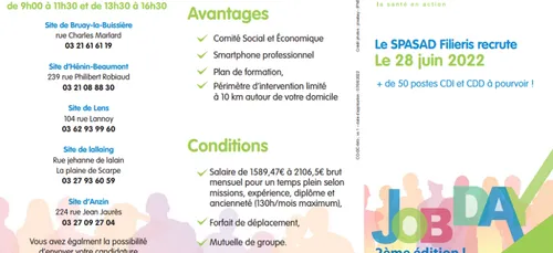 Le SPASAD organise la 2ème édition du JOB DAY le mardi 28 juin 2022
