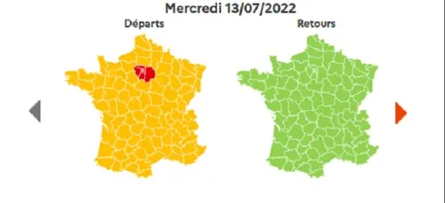 Attention, ce sera chargé sur les routes aujourd'hui !