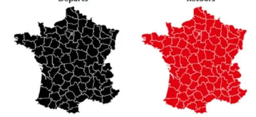 C'est le grand chassé croisé, ce week end  !