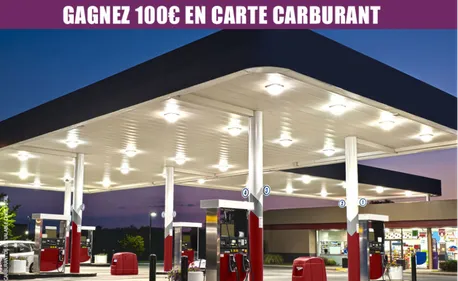 Gagnez 100€ en carte carburant