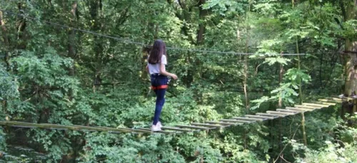 Parcours d'Accrobranche avec CHLOROFIL et ACCRO LILLE
