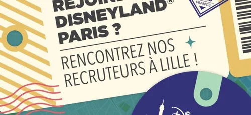 DISNEYLAND PARIS recrute à Lille au Novotel