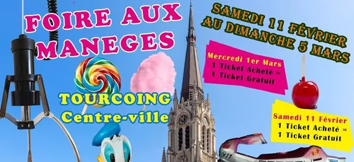 Gagnez vos tickets pour la Foire aux Manèges de Tourcoing