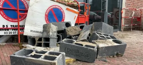 Le domicile de Violette Spillebout muré, hier à Lille