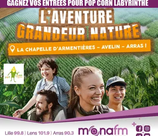 Toute la semaine, Mona FM vous offre vos entrées pour Pop Corn...