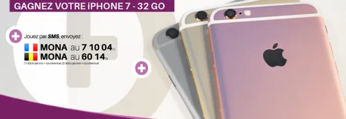 Gagnez votre iPhone 7 avec Mona FM