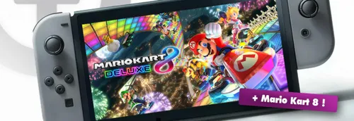 La Nouvelle Nintendo Switch + Mario Kart 8 Deluxe à gagner
