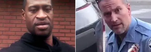 Un silence de 8 min 46 à la cérémonie d'hommage à George Floyd pour...