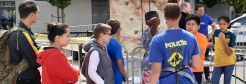 Journées sportives pour rapprocher les jeunes et la police à Lille...