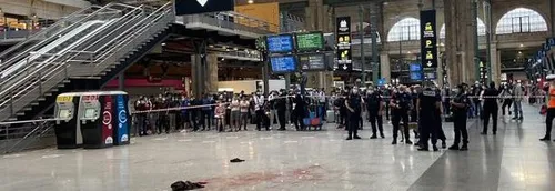 Gare du Nord- Attaque au couteau , un blessé grave