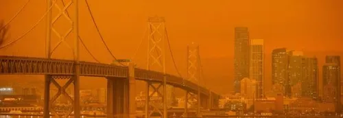 Ambiance apocalyptique, sur la côte ouest des USA