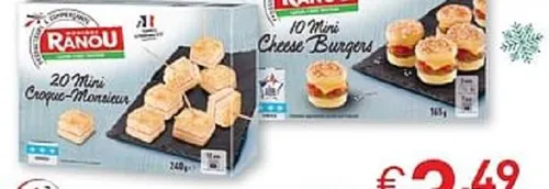 INTERMARCHE : Rappel des boites de "10 Mini Cheeseburgers" de la...