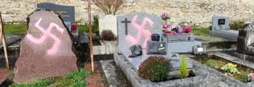 Des tags de croix gammées ont été découverts sur une soixantaine de...