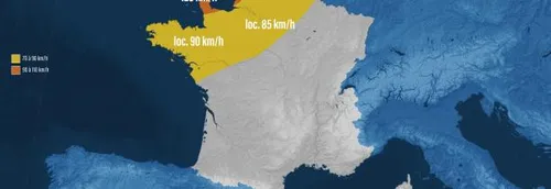 Agate Météo : Ce mercredi, du vent avec des rafales de 90 à 130...