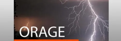 ORAGES VIOLENTS  16 départements sont placés ce matin en vigilance...