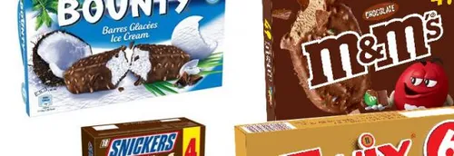 Des pesticides dans des glaces Bounty et Snickers - Retrait des...