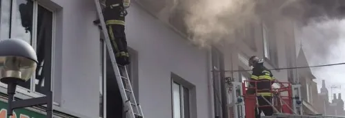 Lille : Incendie rue Garibaldi - 9 personnes sauvées des flammes