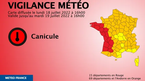 Vigilance orange canicule dans les Vosges, en Meurthe-et-Moselle et...