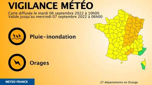 Vigilance orange « orages » dans les Vosges, en Haute-Marne et en...