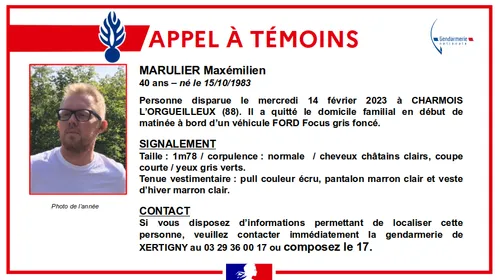 Disparition inquiétante dans les Vosges (88) : L'homme a été retrouvé