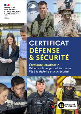 Un certificat "Défense et Sécurité" à l'Université de Lorraine :...