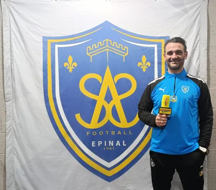 SAS Football Epinal : Nicolas Rabuel, "On se doit d'être ambitieux"