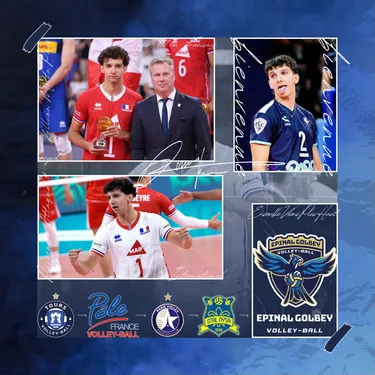 Volley-Ball : Kellian MOTTA PAES rejoint le club d'Epinal Golbey...