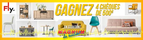 Écoutez MAGNUM LA RADIO et gagnez 2000€ de bons d'achat chez FLY...